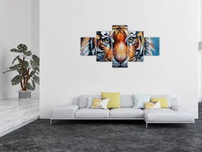 Obraz - Widok tygrysa, obraz (125x70 cm)