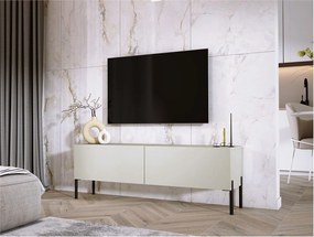 Szafka RTV: Kaszmir, czarne nogi, 140 x 52 x 32 cm