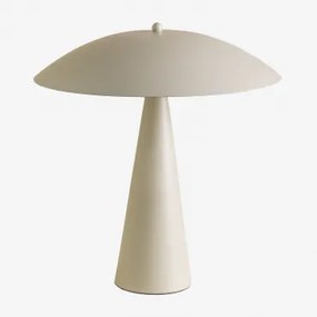 Lampa Stołowa Z Żelaza Irune Kremowa Tapioca - Sklum