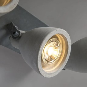 Industrialny reflektor szary beton 3-światła - Creto