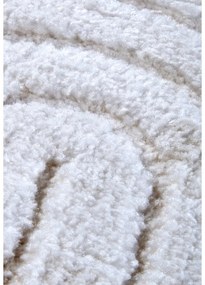 Biały okrągły dywan ø 200 cm Panglao New York White – Elle Decoration