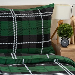 4Home Pościel bawełniana Green Classic, 140 x 220 cm, 70 x 90 cm, 140 x 220 cm, 70 x 90 cm