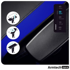 Fotel gamingowy Diablo X-Horn 2.0 Normal Size, czarno-niebieski