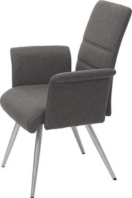 Krzesło do jadalni MCW-G55 (zestaw 6 sztuk),  szaro-brązowy