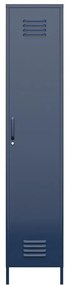 Niebieska metalowa szafka 38x185 cm Bradford – Queer Eye