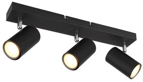 Globo 57911-3B - Lampa punktowa ROBBY 3xGU10/35W/230V czarna