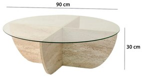 Stolik konferencyjny Lily Walnut