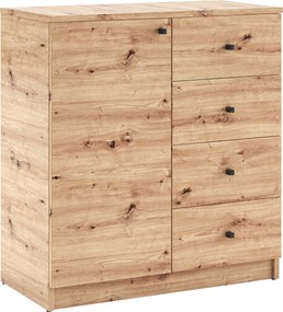 Komoda NATURIO 80 cm do Salonu Sypialni Dąb artisan