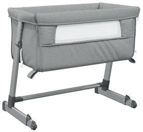 Jasnoszara dostawka niemowlęca z regulowaną wysokością G7-R90