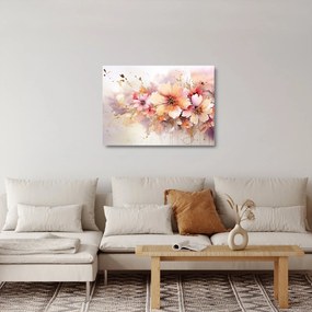 Obraz na szkle - Kwiaty (70x50 cm)