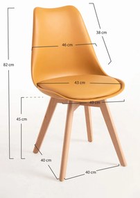 Zestaw 4 krzese Synk Basic