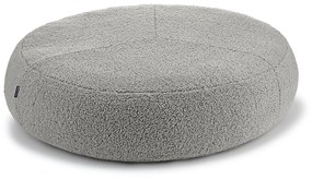 Szare legowisko dla psów z materiału bouclé ø 90 cm Senso Pouffe Pebble M/L – MiaCara