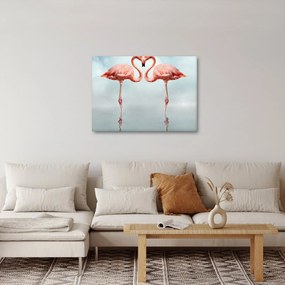 Obraz dwóch flamingów (70x50 cm)