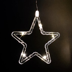 Kurtyna świetlna zewnętrzna Stars, 120 x 120 cm, LED, biały, timer, 8 funkcji, 120 cm