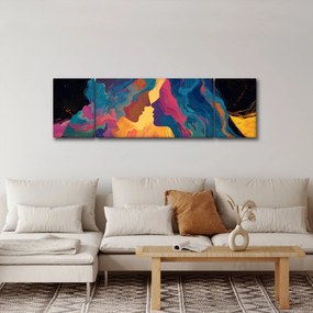 Obraz - Kosmiczna miłość (170x50 cm)