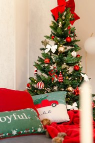 Poduszka dekoracyjna świąteczna OFF WHITE, 45 x 45 cm