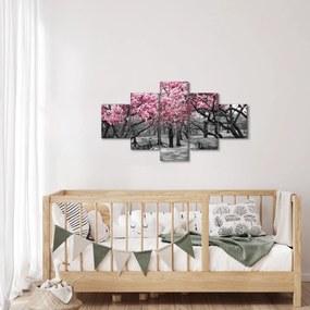 Obraz drzew magnolii (125x70 cm)