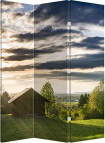 Parawan - Domek na łące (126x170 cm)