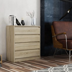 Komoda ASTORRE 75 cm do Salonu Sypialni Dąb sonoma