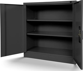 Szafka biurowa na dokumenty Beata 90x40x93 cm antracyt