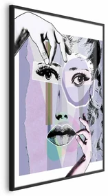 Plakat Chirurgia plastyczna 40x60 cm z ramą czarną bez marginesu ARTGEIST B