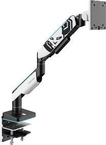 Uchwyt regulowany na monitor 49 cali LED RGB Diablo X-Arm, biało-czarny