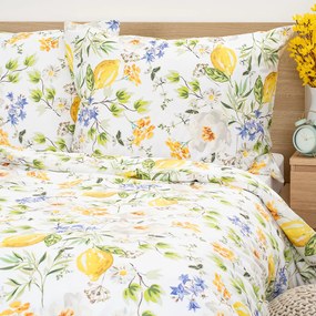 4Home Pościel bawełniana Lemon Delight, 220 x 200 cm, 2 szt. 70 x 90 cm, 220 x 200 cm, 2 szt. 70 x 90 cm