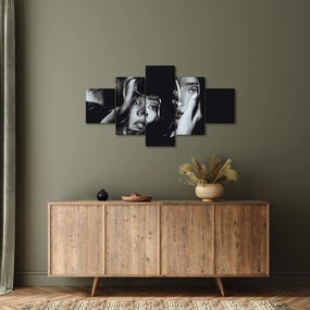 Obraz - Spojrzenie w lustro (125x70 cm)
