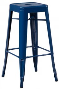 Zestaw 2 Wysokich Taboretów (76 Cm) Lix Dark Blue - Sklum