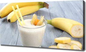Foto obraz na płótnie Bananowy koktajl