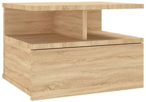 Wisząca szafka nocna z szufladą dąb sonoma H3-H01