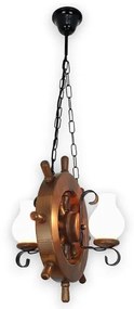 Brilagi - Żyrandol na łańcuchu TIMONA 2xE14/40W/230V buk/orzech