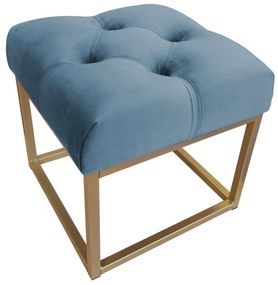 Pufa CHESTERFIELD LOFT ławka postawa złota MG33