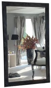 Lustro w czarnej ramie 146x86cm