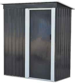 Wiata ogrodowa ze stali galwanizowanej w kolorze szarym BIRON - 1.1m²