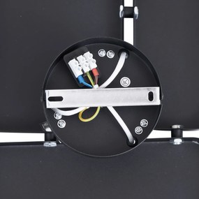 Designerski kinkiet czarny 3-źródła światła - Planes