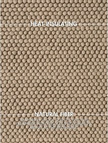 Wełniany okrągły dywan tkany ręcznie w naturalnym kolorze ø 200 cm Richmond Diana – Ted Baker