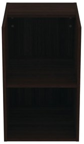 Ciemnobrązowa niska wisząca szafka łazienkowa w dekorze dębu 40x63 cm i.Life B – Ideal Standard