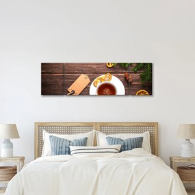 Obraz - kubek z dekoracjami (170x50 cm)