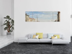 Obraz - Richard Parkes Bonington, The Grand Canal, reprodukcje (170x50 cm)