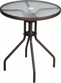 Zestaw balkonowy z plecionego polirattanu – 2 krzesła i stół