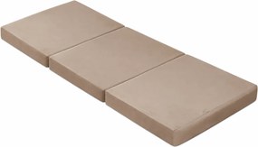 Materac 180/80 + Torba składany turystyczny tkanina Welur : Kolor tkaniny - VELVET - MG06, Rozmiar - 180/80/10, Typ tkaniny - Velvet