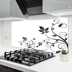 Panel Szklany Botaniczna Wizja Abstrakcyjna