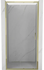 Mexen Exo drzwi prysznicowe rozsuwane 100 cm, transparent, złote - 8151-100-000-50-00