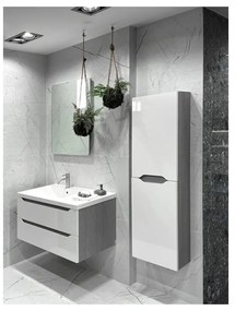 Biała umywalka z kompozytu mineralnego 90x48 cm Luciola – Sapho