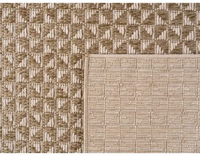 Dywan zewnętrzny Ibiza Trójkąty beżowy 160 cm x 230 cm