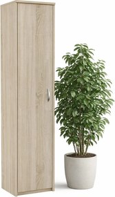 Regał Zamknięty Słupek Dąb Sonoma W9-A80