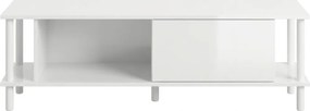 PROMOCJA Stolik RTV PARIS 150 cm, biały II. jakość