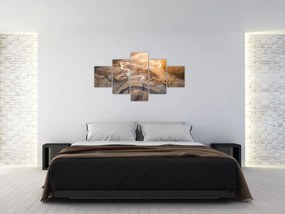 Obraz - Świt nad meandrami (125x70 cm)