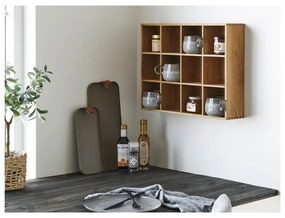 Wielopoziomowa półka w dekorze dębu w naturalnym kolorze 11 cm Soria – House Nordic